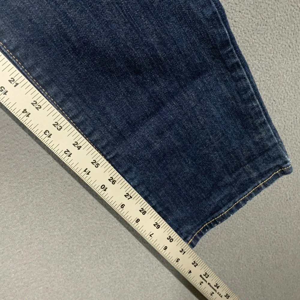 Urban Pipeline Mens Slim Fit Dark Wash Blue Denim Jeans Size 34x32